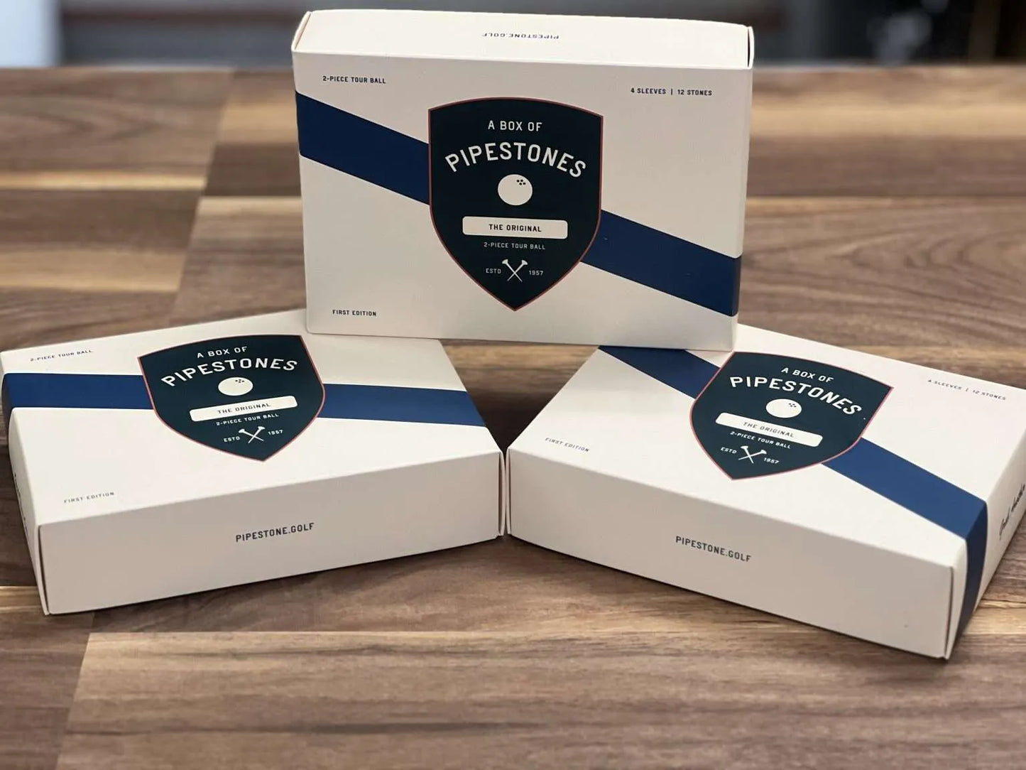 Box of Pipestone Golfballs