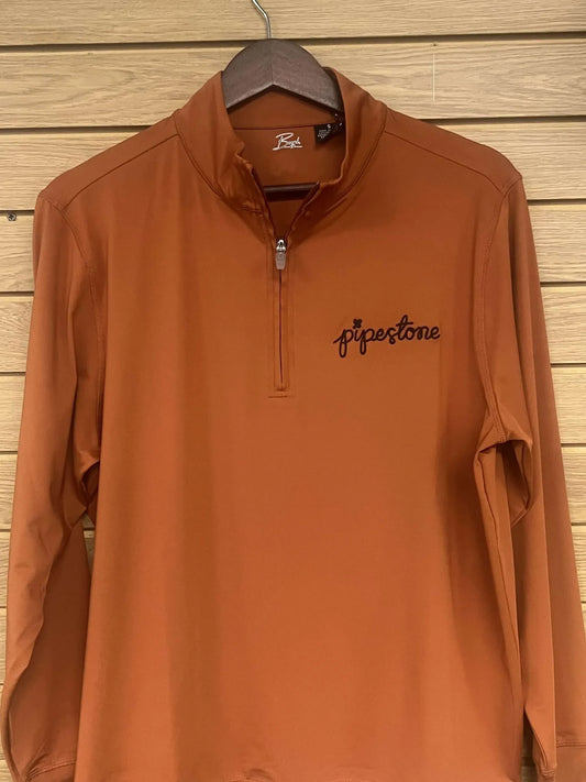 Beegl x Pipestone  Classic Men's Half-Zip - Orange